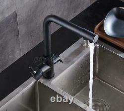 Oil Rubbed Bronze Kitchen Faucet Sink Mixer 3 Way Water Filter Tap Psf125