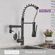 Pull Down Brass Kitchen Sink Faucet Hot Cold Water Mixer Crane Tap Dual Spout