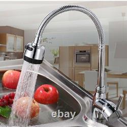 Pull Down out Kitchen Spray Faucet 360° Swivel Hot & Cold Spout Sink Mixer Tap