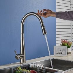 Pull Out Faucets For Kitchen Bathroom Sink Basin Tap Sense Crane Hot Cold Mixer