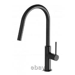 Pull Out Kitchen Sink Mixer Tap Matte Black WELS Phoenix Vivid Faucet VS7105-10