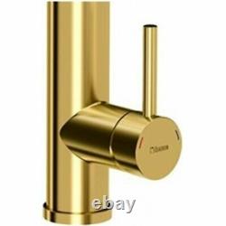 Quadron Marylin Moveable Pull Out Kitchen Sink Mixer Tap Stainless Steel Gold