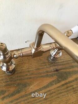 Refurbished Adams Brass Lever Kitchen Tap -Ideal Belfast Sink-Great Quality T23