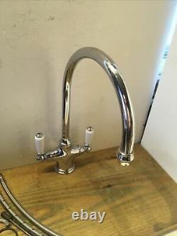 Refurbished Perrin & Rowe Chrome Mono Lever Kitchen Tap Ideal Belfast Sink T15