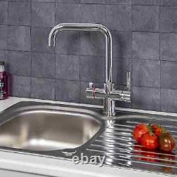 Reginox Amanzi 3in1 Instant Hot Water Kitchen Tap Includes Tank & Filter Chrome