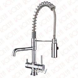 Rolya Professional Clean Water Kitchen Faucet Sink Mixer 3 Way Water Filter Tap