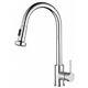 Round VENICE Pull Out Swivel Kitchen Laundry Sink Flick Mixer Tap Brass Chrome