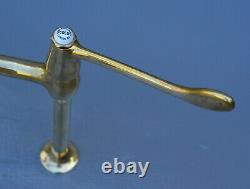 SURGEON LEVER MIXER TAP belfast sink faucet vintage brass Dent Hellyer