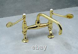 SURGEON LEVER MIXER TAP vintage belfast sink faucet antique brass