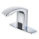 Sensor Automatic Touchless Bathroom Sink Faucet Hot & Cold Mixer Cover Chrome