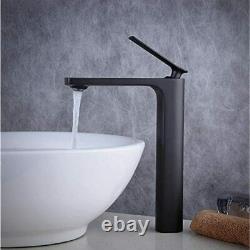 Single Handle Bathroom Faucet One Hole Vessel Sink Mixer With Tall Body, Deck