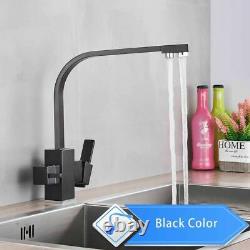 Sink Mixer Tap Faucet White Beige With Dot Purification For Kitchen Drinking Water