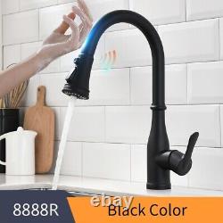 Smart Touch Kitchen Faucets Crane For Sink Mixer Rotate Touch Sensor Water Sink