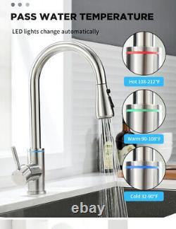 Smart Touch Kitchen water tap Sink Mixer Rotate Touch Sensor Water Tap