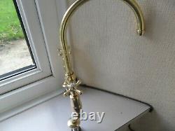Solid Brass Armatage Shank, S Kitchen Mixer Tap Original Old Vintage Reclaimed