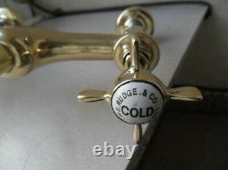 Solid Brass He Rudge Kitchen Mixer Tap Original Old Vintage Reclaimed