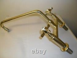 Solid Brass Mixer Taps Ideal Belfast Sink Fully Refurbed Taps 10 Inch Reach Old