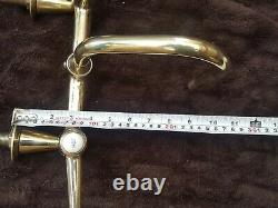 Solid Brass Wall Mounted Mixer Tap Old Vintage Reclaimed