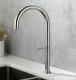 Stainless Steel Kitchen Sink Faucet Bathroom Tap Hot Cold Mixer Deck Mount Hole