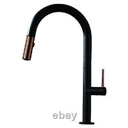 TURS Pull Out Kitchen Faucet with Single Lever Modern Kitchen Sink Mixer with