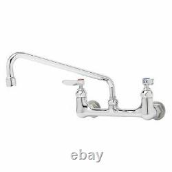 T&S Brass B-0231 Manual, 8 Mount, 2 Hole Low Arc Laundry Sink Faucet