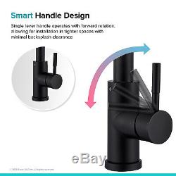 Touch Induction Black Kitchen Sink Faucet Swivel Pull Out Spray Mixer Tap