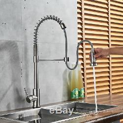 Touch Sensor Kitchen Sink Faucet Pull Down Sprayer Swivel Spout Sink Mixer Tap