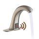Touchless Bathroom Sink Faucet with Temperature Control Mixing Brushed Nickel