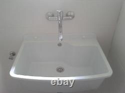 Tough Sink MAXIMUS white granite laundry, utility, industrial, garage, kitchen