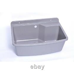 Tough Sink Maximus Grey Granite + Pull Out Mixer Tap + Soap Dispenser Set