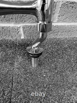 Traditional Polished Chrome Lever Franke Bridge Mixer Tap Ideal Belfast Sink