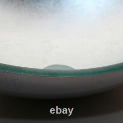 UK Bathroom Silver Oval Glass Vanity Basin Bowl Vessel Sink Mixer Faucet & Drain