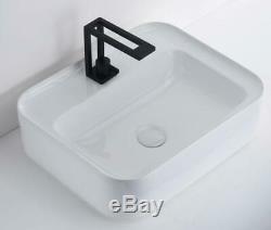 Unique Black Bathroom Faucet Single Handle Basin Sink Mixer Washstand Faucet NEW