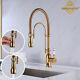 Vintage Kitchen Faucet Sink Pull Down Sprayer Single Lever Mixer Swivel Taps US