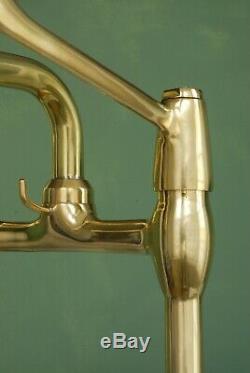 Vintage Sink Mixer Taps Brass Lever Arm Refurbished Antique Kitchen Belfast Sink